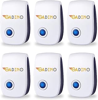 Ultrasonic Pest Repeller for Indoor Plug-in - Ultrasonic Mice Repeller Anti Mosquitoes, Spiders, Flies, Bugs, Ants, Roaches, Eco-Friendly Pest Control Ultrasonic Mouse Repeller (6 Packs)