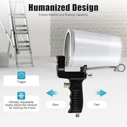 Miniatura 5 de Pistola pulverizadora de capa de gel, pulverizador de capa de gel de descarga de gel, pistola de pulverización de aire, kit de herramientas de