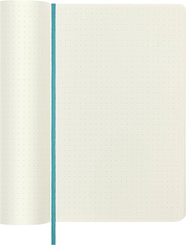 Vista 119 de Moleskine - Cuaderno clásico, tapa blanda, tamaño XL (7.5 x 9.5 pulgadas), a rayas/rayado, azul zafiro, 192 páginas Negro