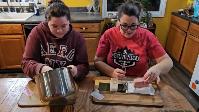 Spam Musubi Stampo per sushi Pressa con cucchiaio di riso K per la creazione di Onigiri Sekirei e Kimbab antiaderente senza BPA  15