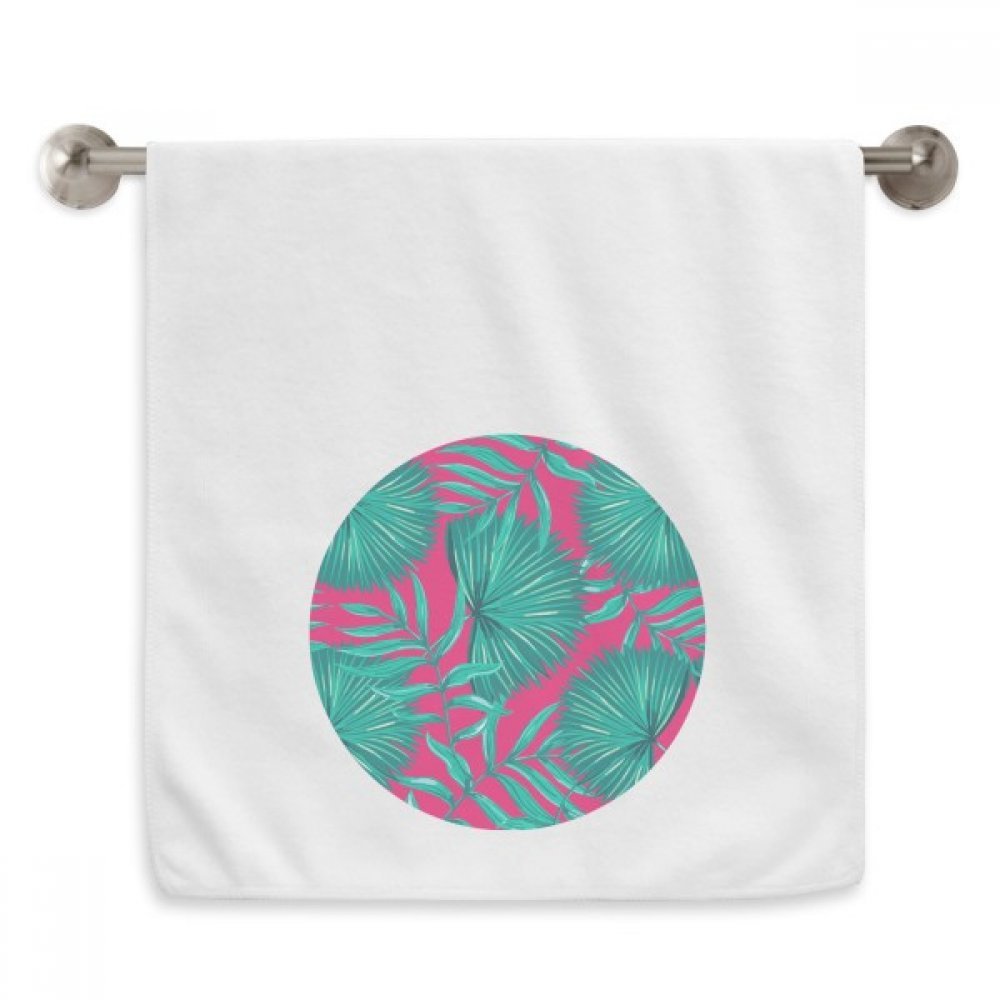 Serviettes douces pour peau sensible motif feuille rose ciel