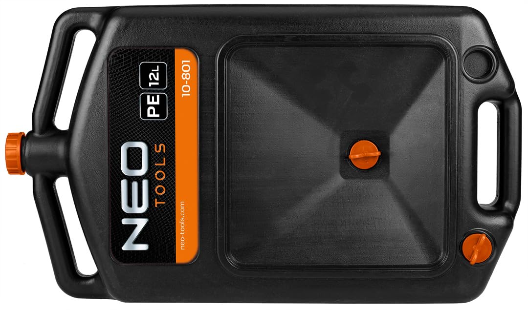 NEO TOOLS Ölwanne Mehrzweckwanne Öl-Auffangwanne für universellen Einsatz, praktische Abtropfmöglichkeit Öl-Auffangwanne Aus Polyethylen Mit Tragegriffen| 12-16l | Ölwechselkanister