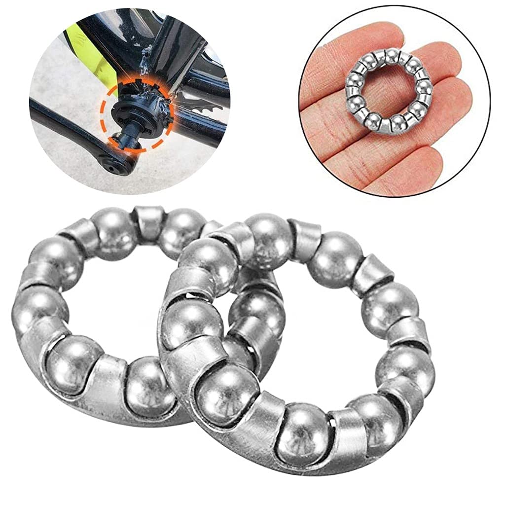 Roulements à Billes Pour Vélo - Diamètre 5mm, Extérieur 20mm, Lot De 2 Ou 4, Acier Argent