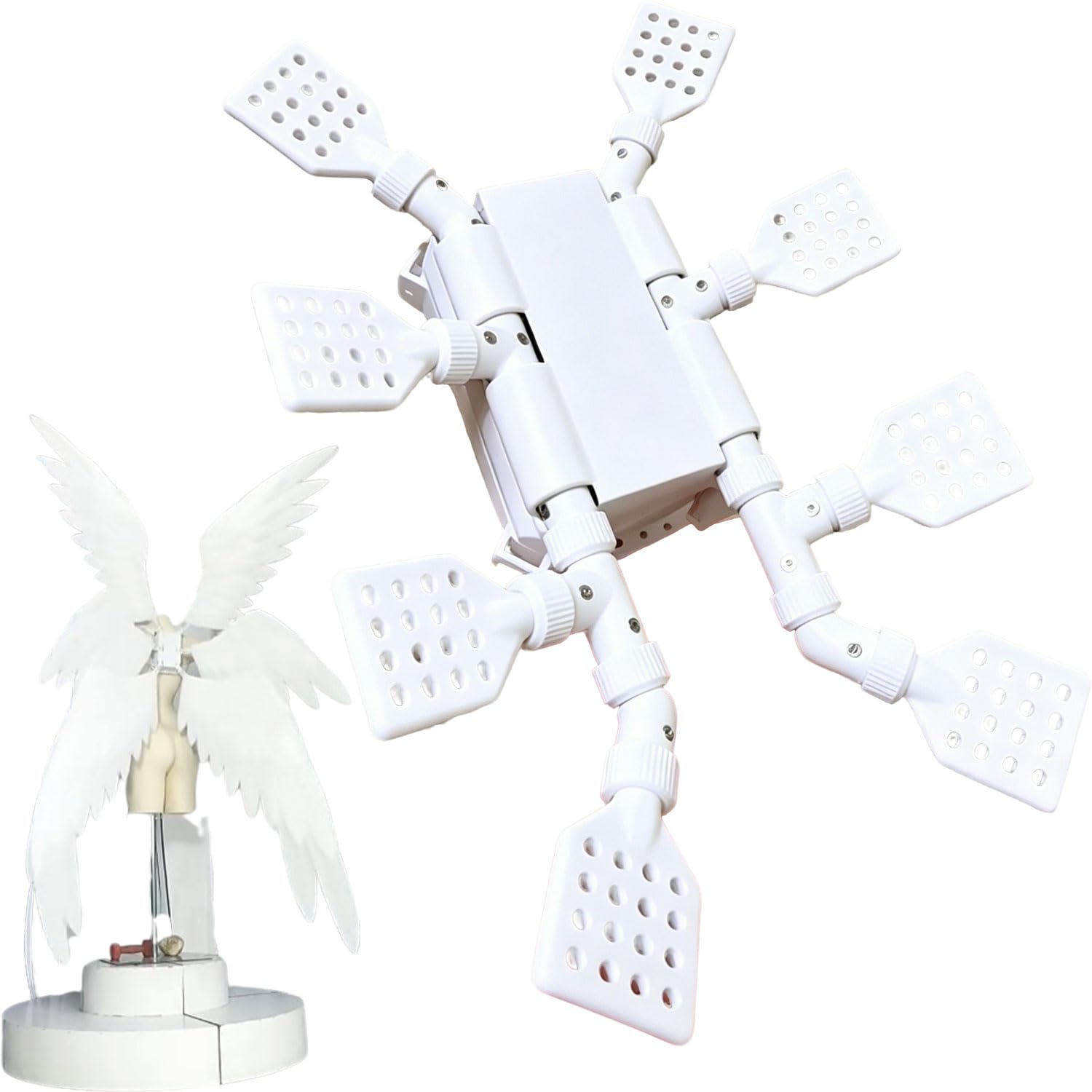 JOSBY Mechanical Moving Butterfly Engines, Weight Capacities 0.79/2.20/9.26 Lbs, Remote Control, With Shoulder Strap, Simulation Butterfly Opener, Artificial Butterflies Max Load 0.79 lbs