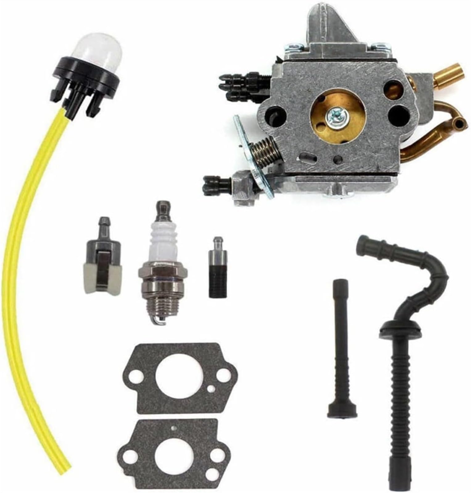 Genérico Carburador para Piezas de Motor para Motosierra para Stihl MS192 MS192T MS192TC para Zama C1Q-S258 Manguera de Combustible de carburador de Repuesto carburador de desbrozadora