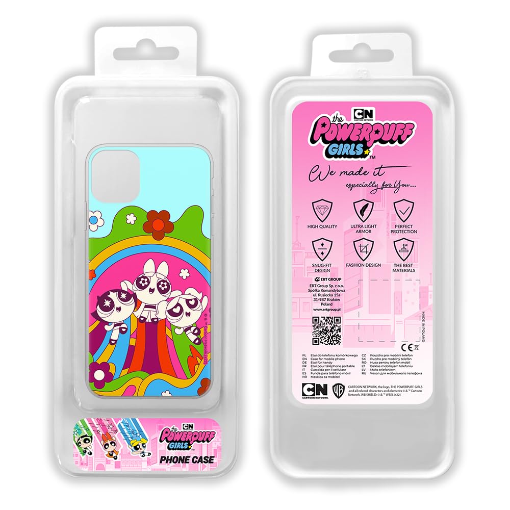 ERT GROUP custodia per cellulare per Iphone 11 originale e con licenza ufficiale The Powerpuff Girls, modello The Powerpuff Girls 045 adattato alla forma dello smartphone, custodia in TPU