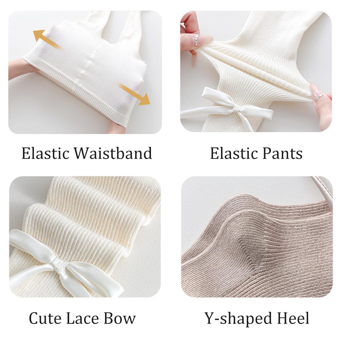 Baby-Mädchen-Strumpfhose, Zopfstrick-Strumpfhose mit Schleife, nahtlose Netz-Leggings, Strümpfe, Säuglings-Baumwoll-Strumpfhose