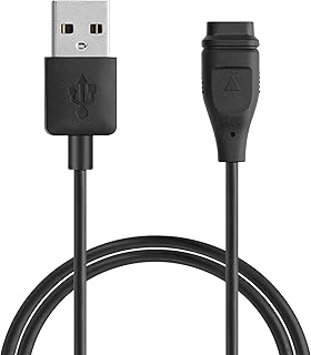 kwmobile Charger Cord Compatible with COROS PACE 2 / APEX/APEX Pro/VERTIX - Charger for Smart Watch USB Cable - Black