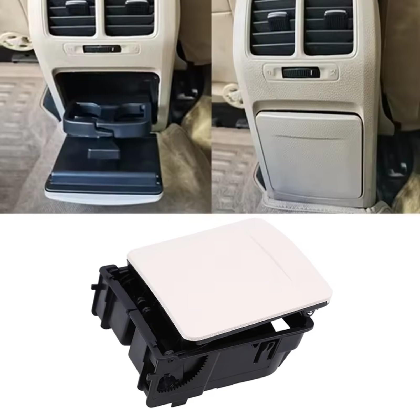 Auto Innenraum Zubehör Compatibile Con Per Rabbit 2006-2009 Per Eos 2006-2011 Auto Uscita Aria Supporto Di Tazza Console Centrale Bracciolo Drink Parti 1K0862532
