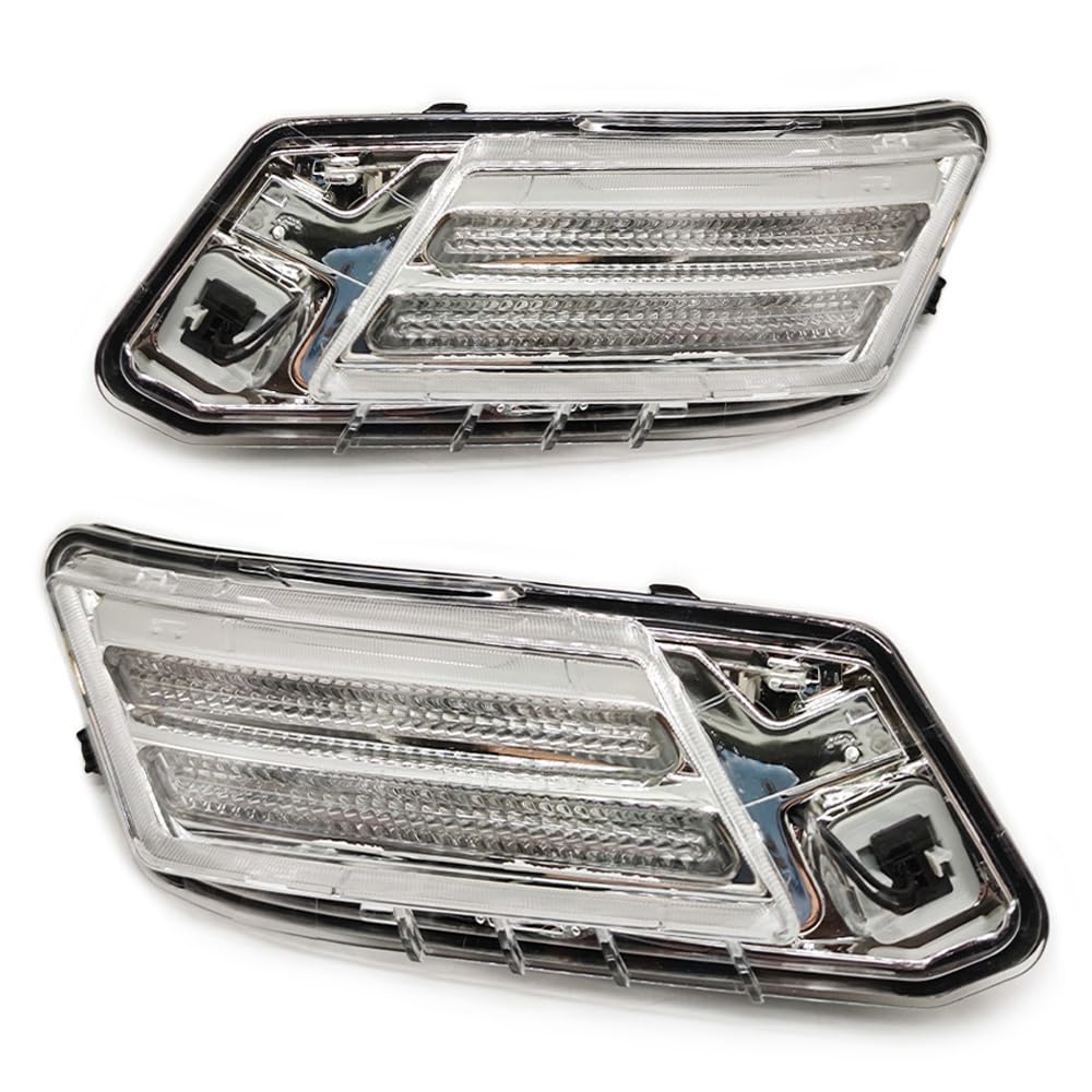 BAKUGO 2Pcs Car LED Daytime Running Lamp Front Side Fender Corner Light DRL Fog Light For Volvo XC60 2009 2010 2011 2012 2013