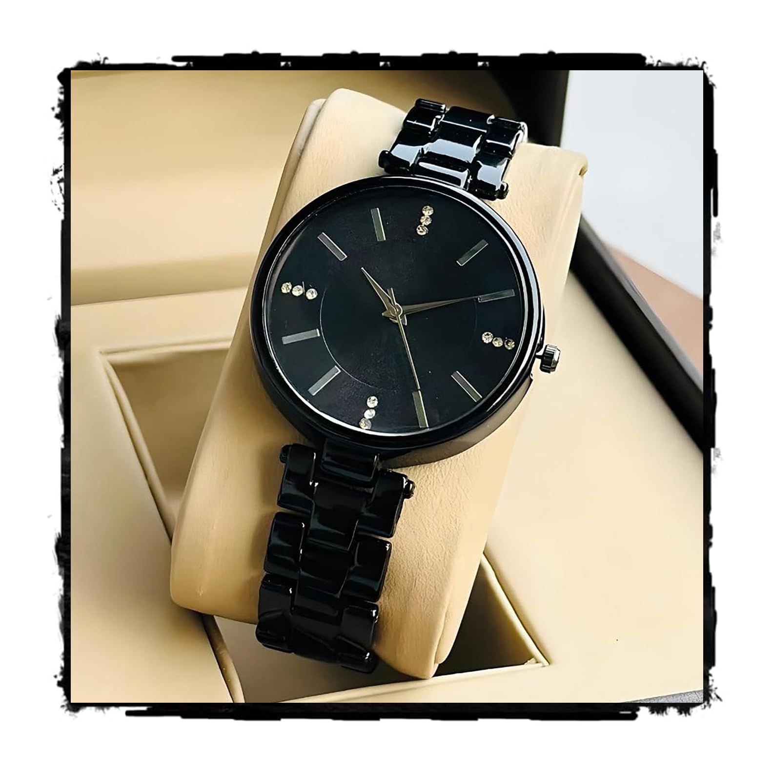 styledose Women Analogue Wrist Watches for Women's & Girls&Miss&Ladies Diamond Studded Dial Rosegold Colored Stylish Bracelet Strap