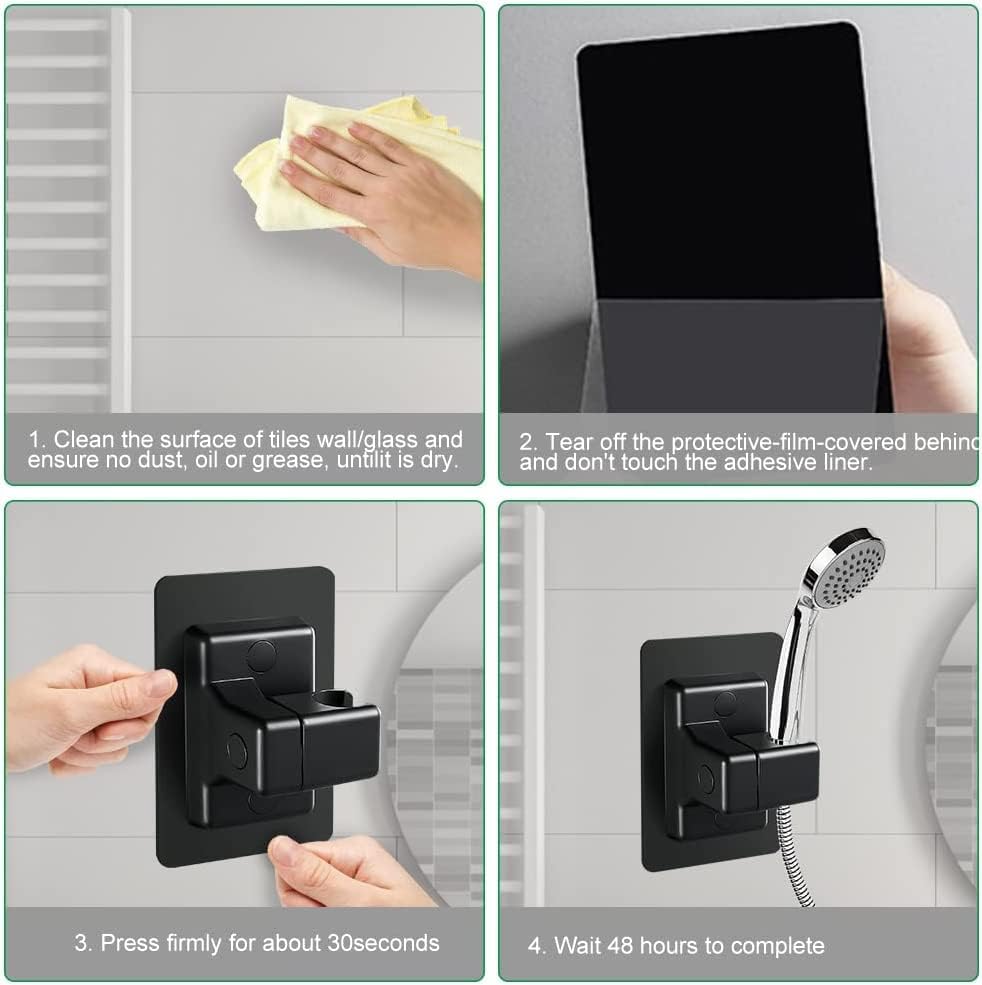 Zuhanyfej tartó - részlet nézet