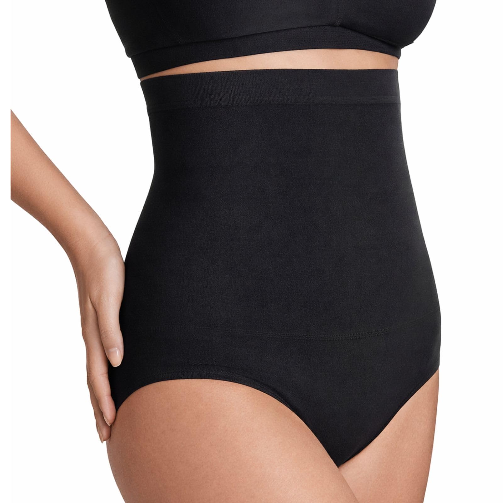 Conturve Women's Black Body Shaper Waist Trainer Tummy Control Panty - Butt Lifter Panties - Shapewear For | (, Small)