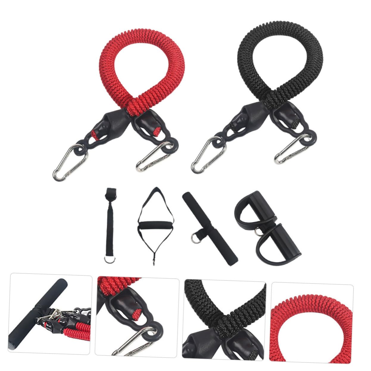 KOMBIUDA Résistance Pédale Tubes Corde de Traction Yoga Multifonction Abdominaux Portable et Confortable pour Fitness à et Extérieur