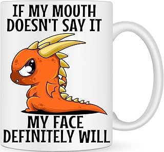 Rude Dragon Lover Coffee Cup - Personalised Coffee Mug Funny Gifts for Men & Women - Novelty Best Friend Gifts - Funny Mugs for Work Colleagues - Birthday Gifts for Him & Her- Boss Mug Office Humour