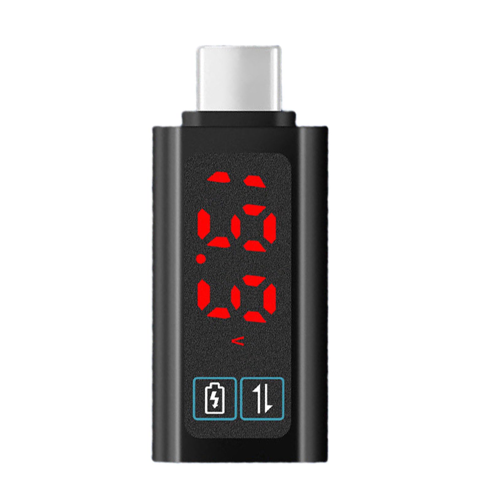 Type C Adapter USB C to USB Adapter PD100W for Quick Charging and Data Transfer Real Time Power Fast Voltages Meter