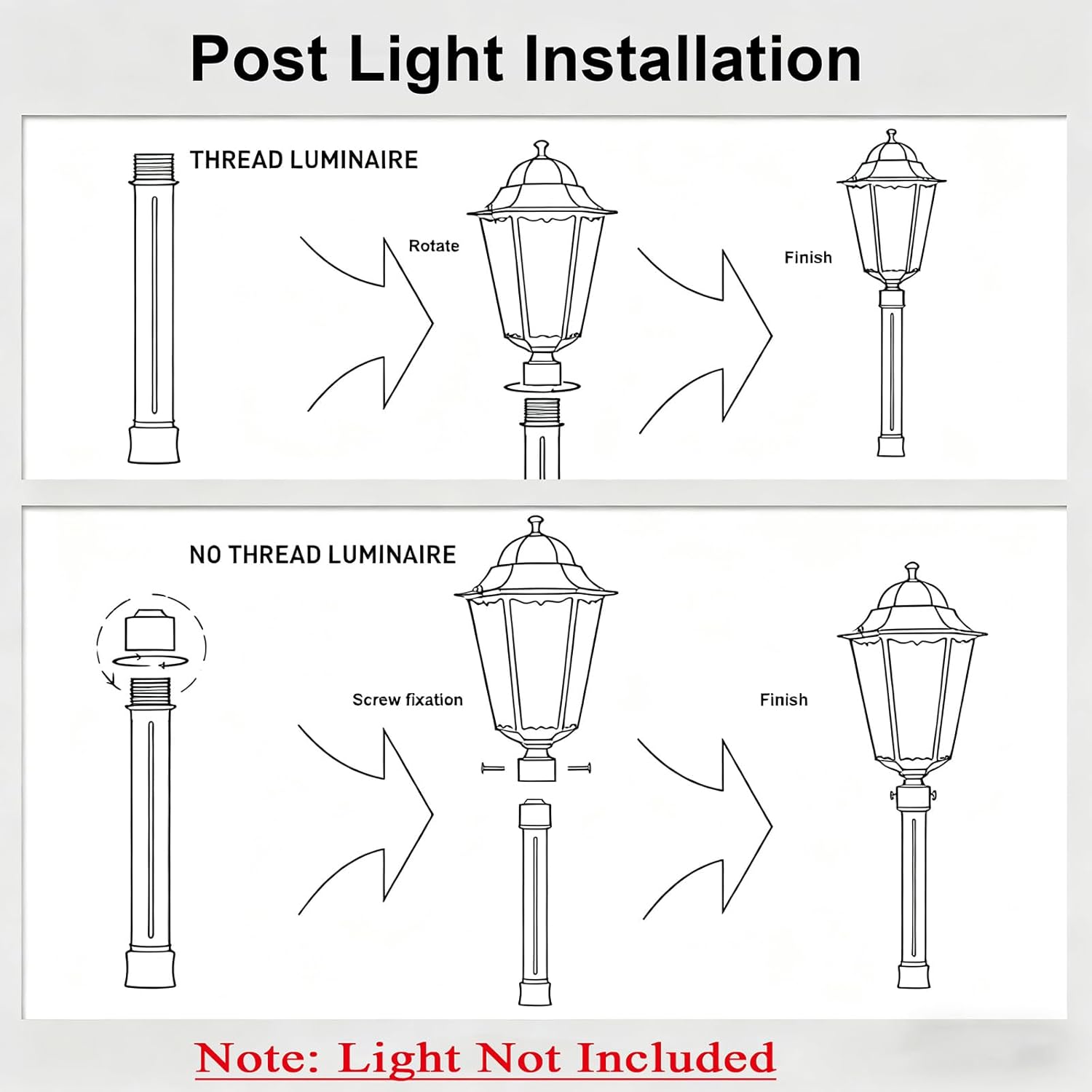 Universal Outdoor Post Light Pole with Hanging Arm, Black Cast Aluminum Pole with 2.36" Fitter Mount, 76in Tall Traditional Street Light Lamp Post for Pathway Driveway Parking Yard Lighting