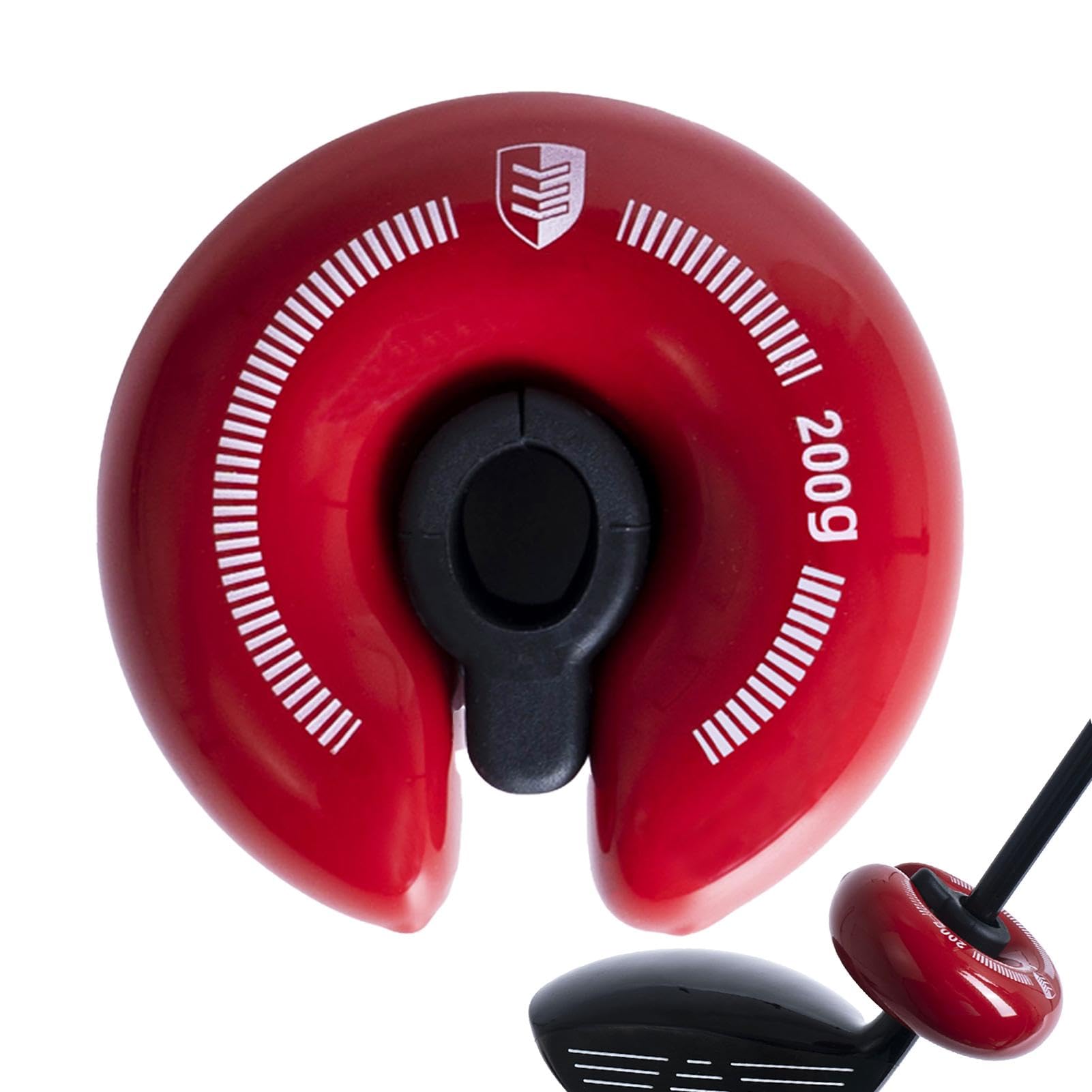 Paodduk Golf Swing Weight Donut, Golf Club Grip End Weights, Aluminum Alloy Golf Training Aid Weight For Men Golf Club Warm-Up Swing Donut