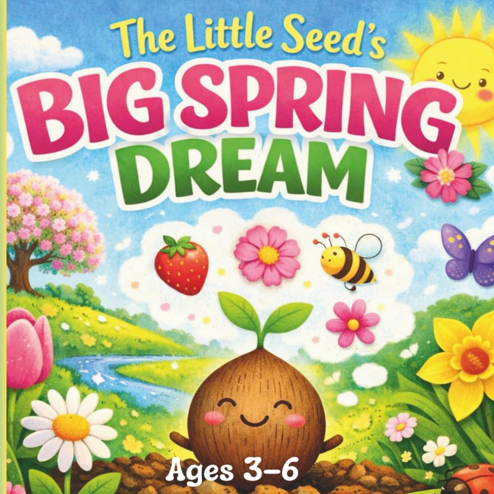 The Little Seed’s Big Spring Dream: A Gentle Springtime Picture Book About Patience, Growth, and Believing in Yourself for Kids Ages 3–6