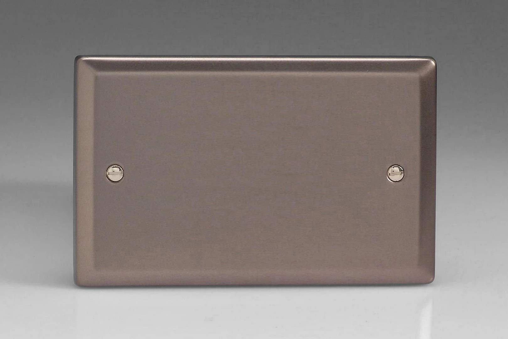 Varilight Double Blank Plate Pewter
