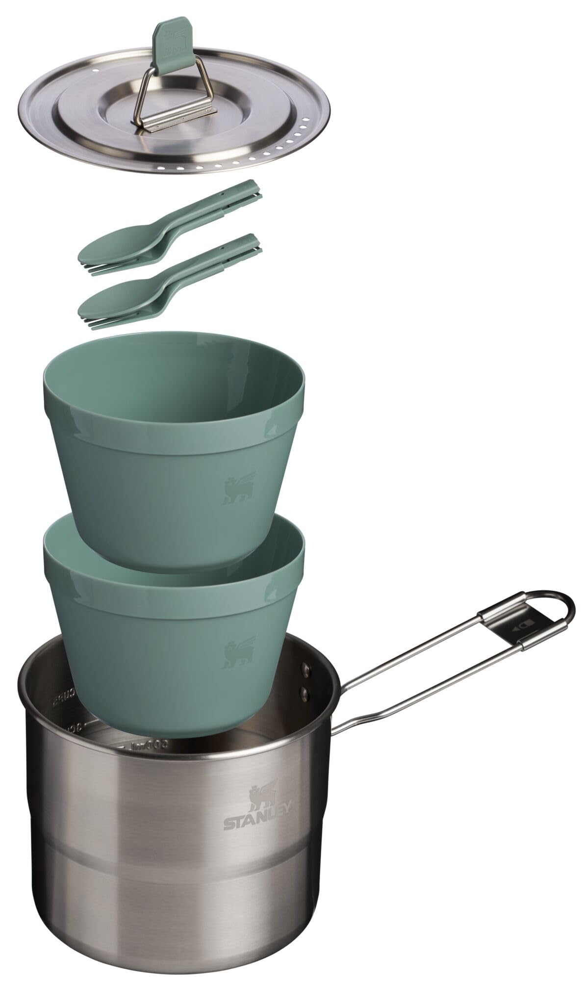 Amazon.com : Stanley Wildfare Go Two Bowl Mess Kit | 8pc