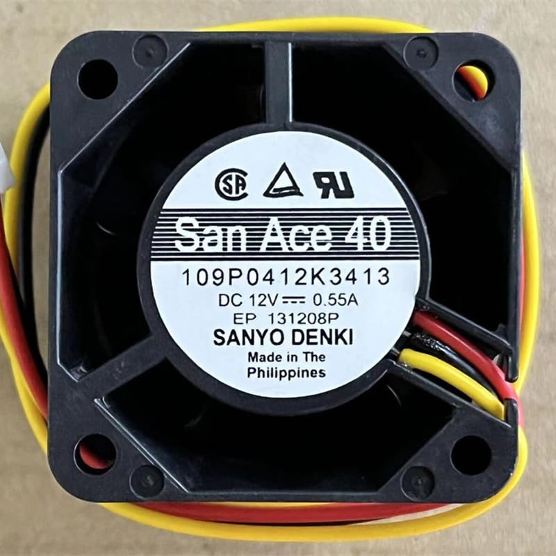 4028 Cooling Fan 12V 0.55A 109P0412K3413