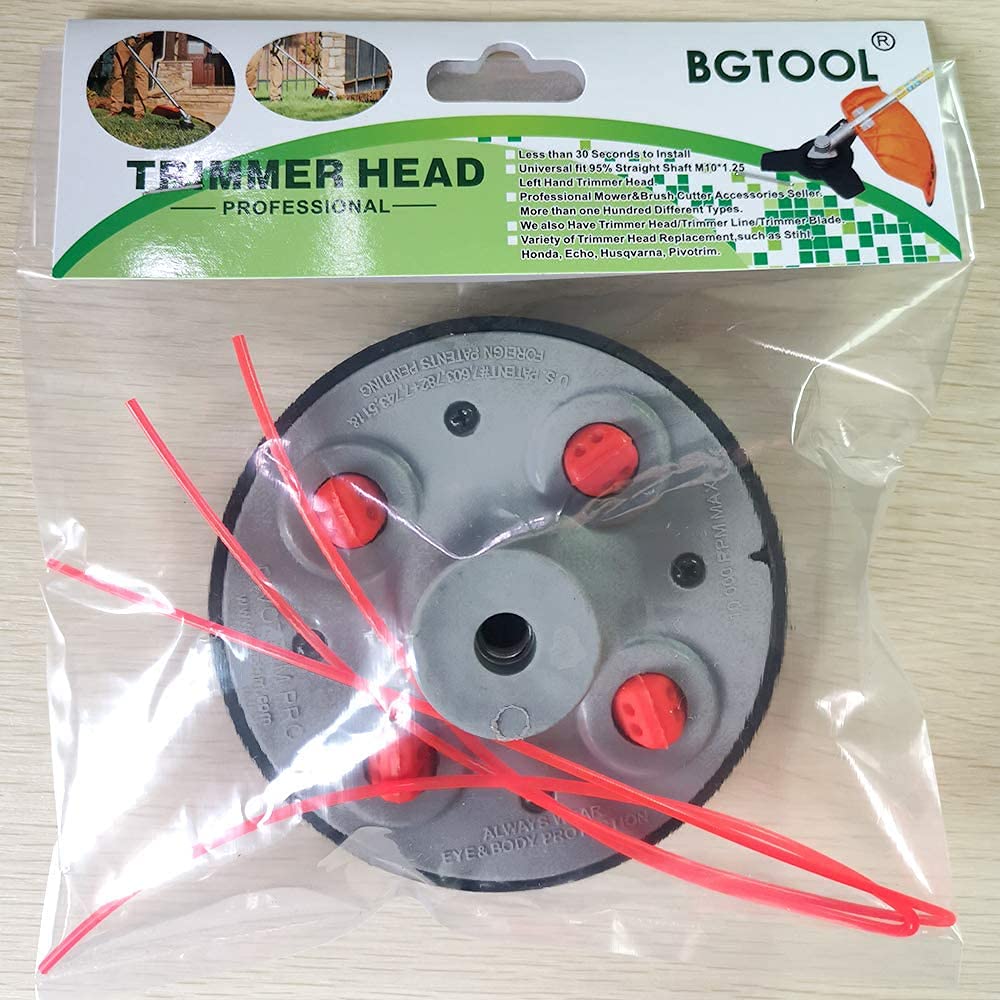 BGTOOL Universal String Trimmer Attachment Head Easy Load for