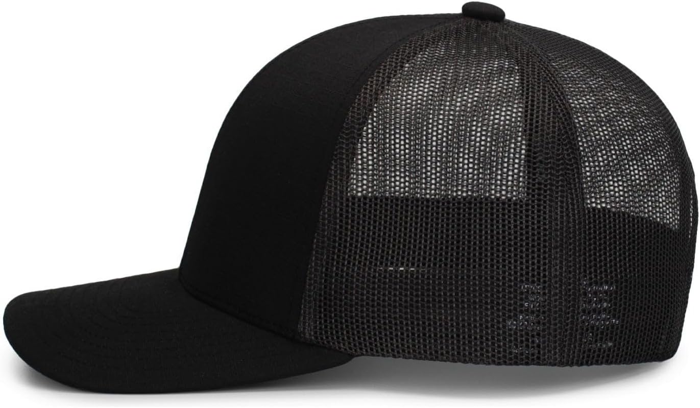 Sheriff Adjustable Mesh Back Cap - Durable Snapback Hat - Breathable Fast Dry Comfort