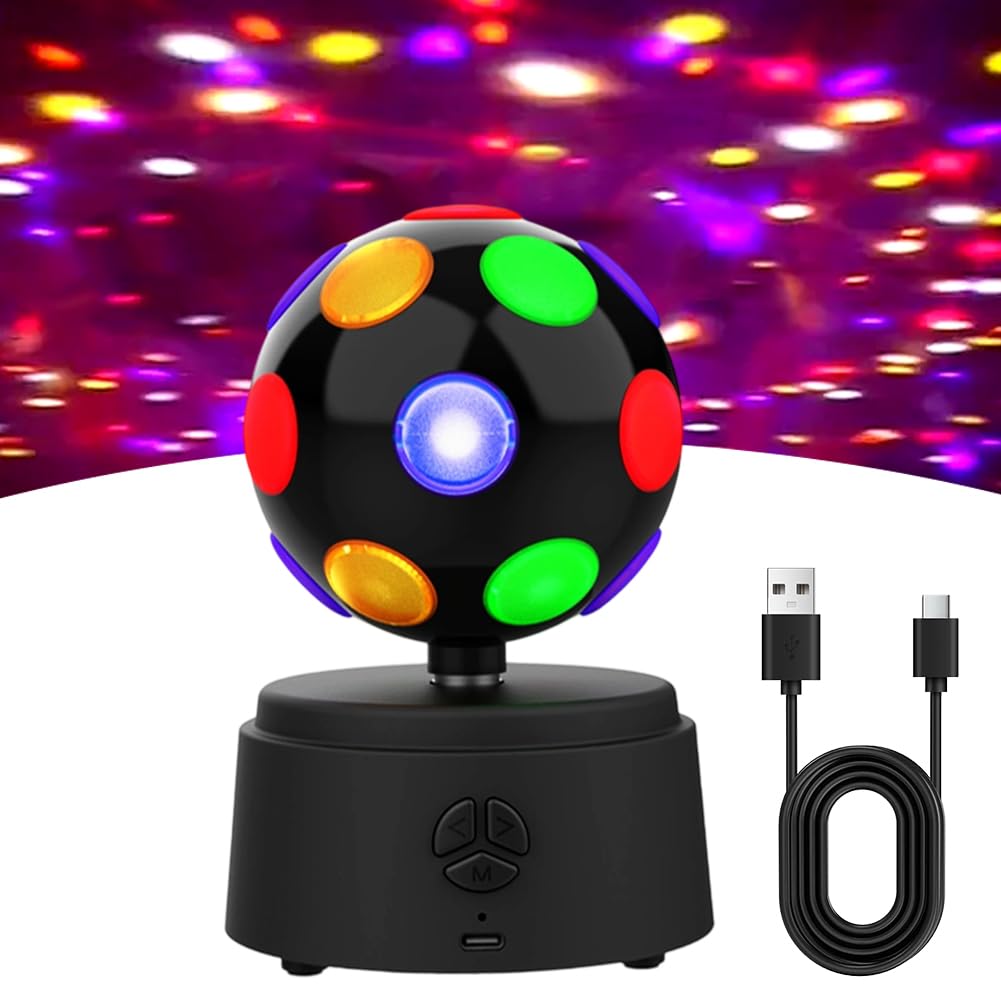 boule disco rotative led