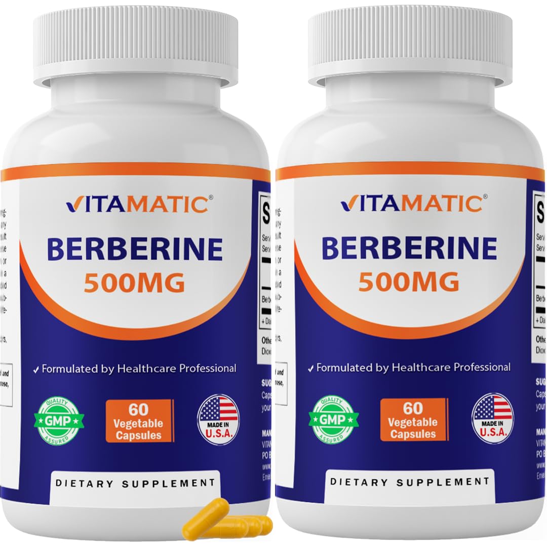 Vitamatic Berberine Supplement 500mg