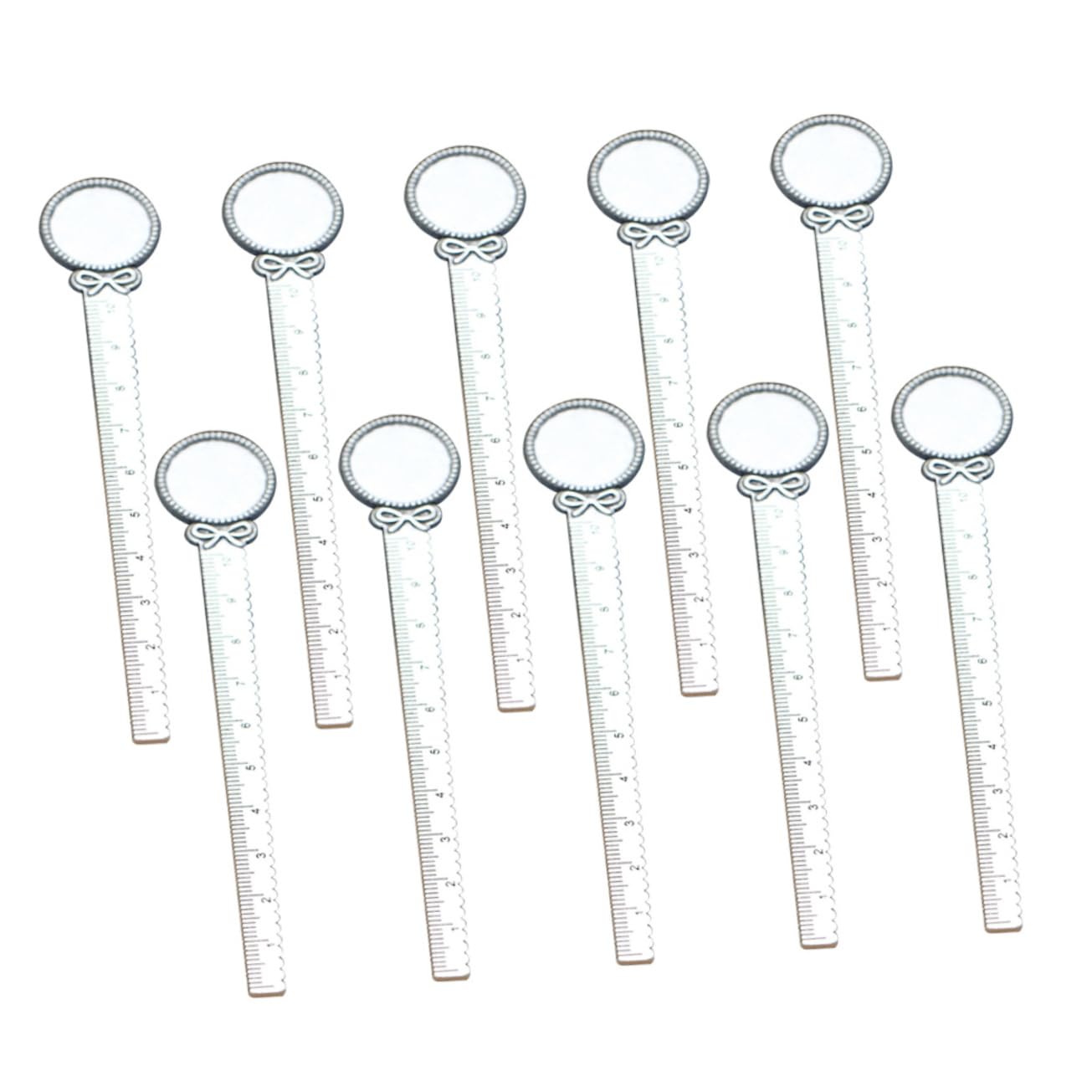 Operitacx 30stücke Vintage Lesezeichen Mit Bogen Design Teiliges Metall Lesezeichen Für Schüler Lehrer Und Buchliebhaber Inklusive Lineal Für Schule Und Büro Antik Silber