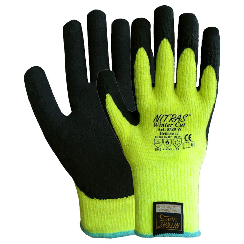 Nitras Guantes de protección de corte de invierno TAEKI5 (8 (M))