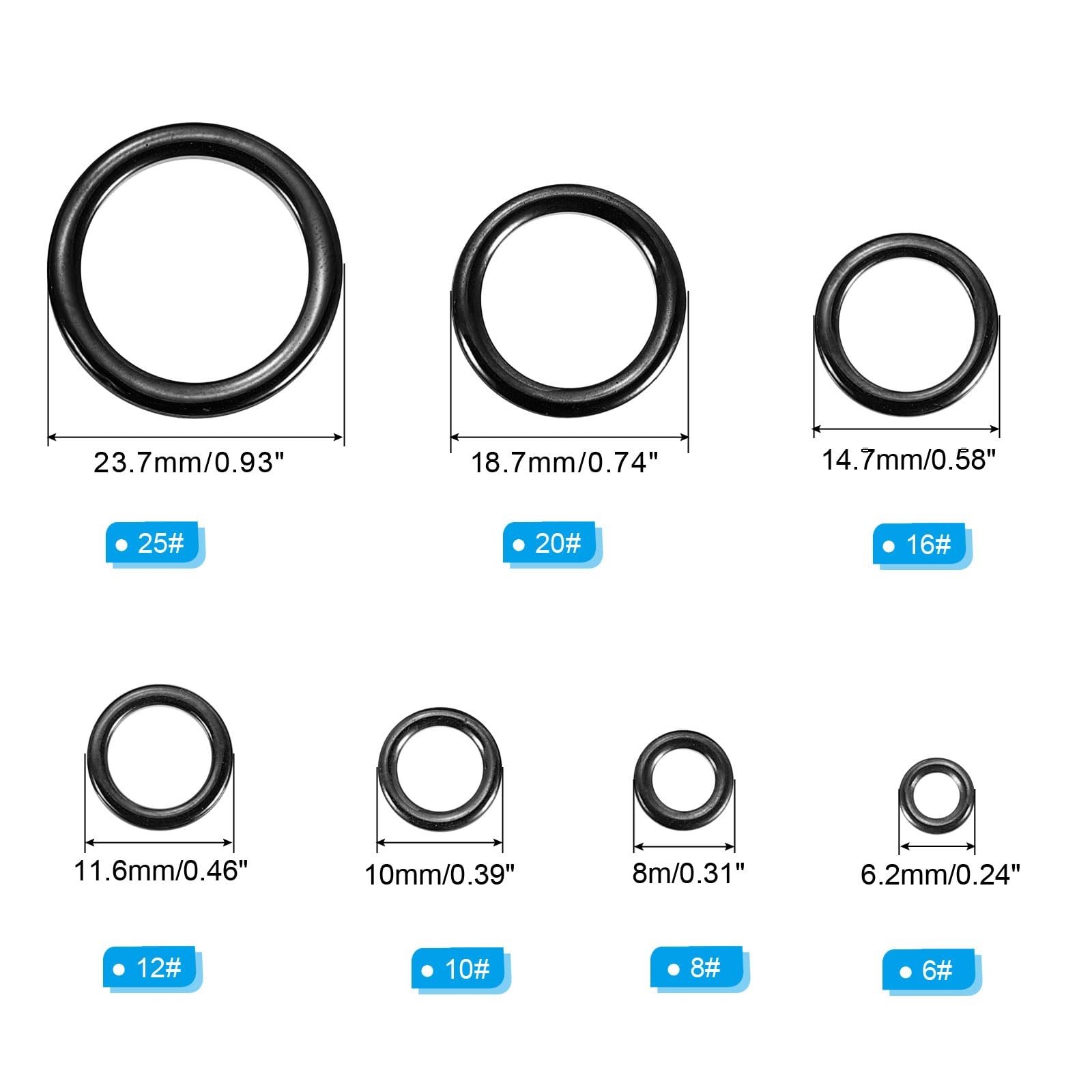 PATIKIL Fishing Rod Repair Kit 0.24-0.93in - Image 2