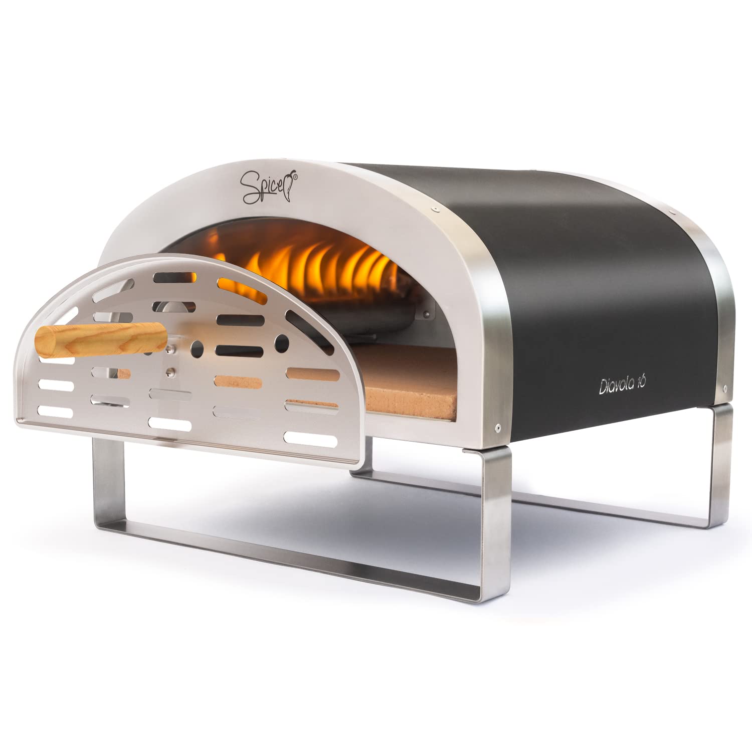Spice Diabeł 16 pieców gazowych do pizzy z patentem Made in Italy (zestaw akcesoriów)