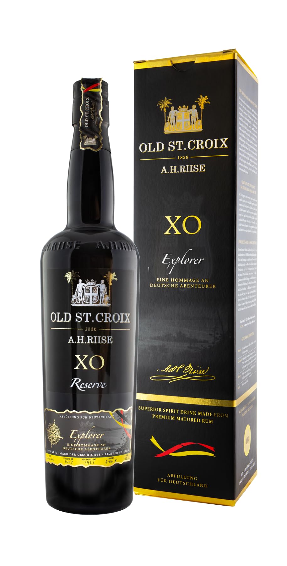 A.H. Riise | XO Explorer | Germany Edition | Limitierte Sonderedition | 40% | 700ml