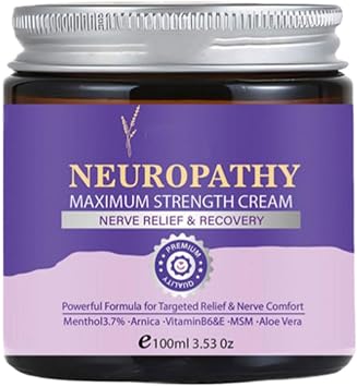 Neuropathy Maximum Cream, 238g Body Lotion, Neuropathy Pa-in Cream for Feet, Nourishing Skin Butter, Soothing Skin Creams for Body, Mild Skin Care Balm