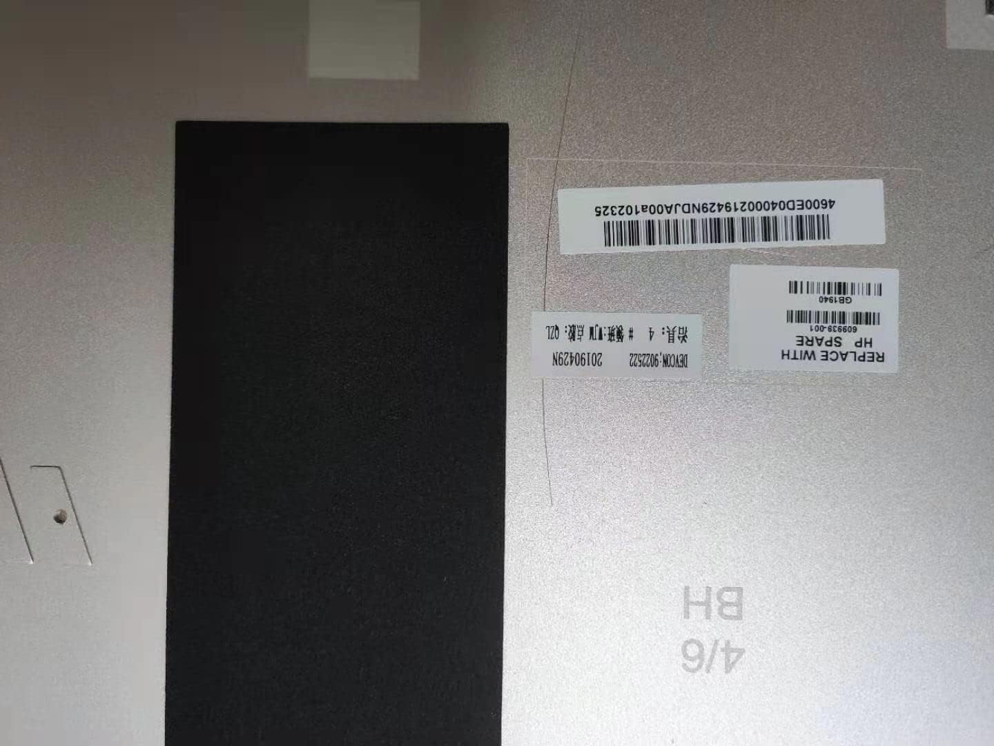 Replacement Laptop LCD Cover Back Rear Top Lid for HP Envy X360 15-CN 15M-CN 15-AG 15-CP TPN-W134 15-CN1073WM L23846-001 460.0ED13.0001 Sliver