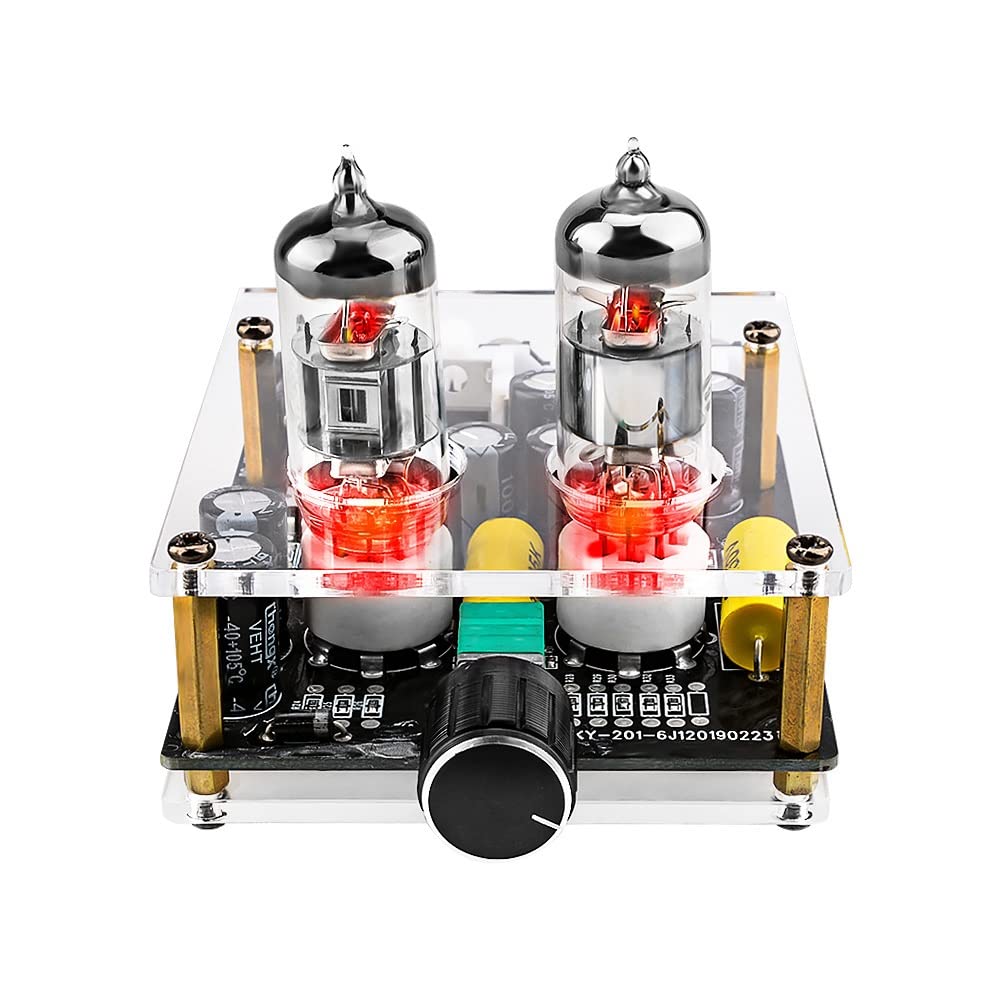 DLOETT Préamplificateur audio 6A2 Tube HiFi Préampli Stéréo Bile Buffer Audio AMP Haut-parleur Amplificateur de puissance Home Cinéma