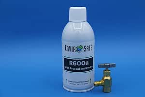 3 Lattine Di Refrigerante R-290 Envirosafe, Valvola K-28, Carica Verticale, Con Proseal
