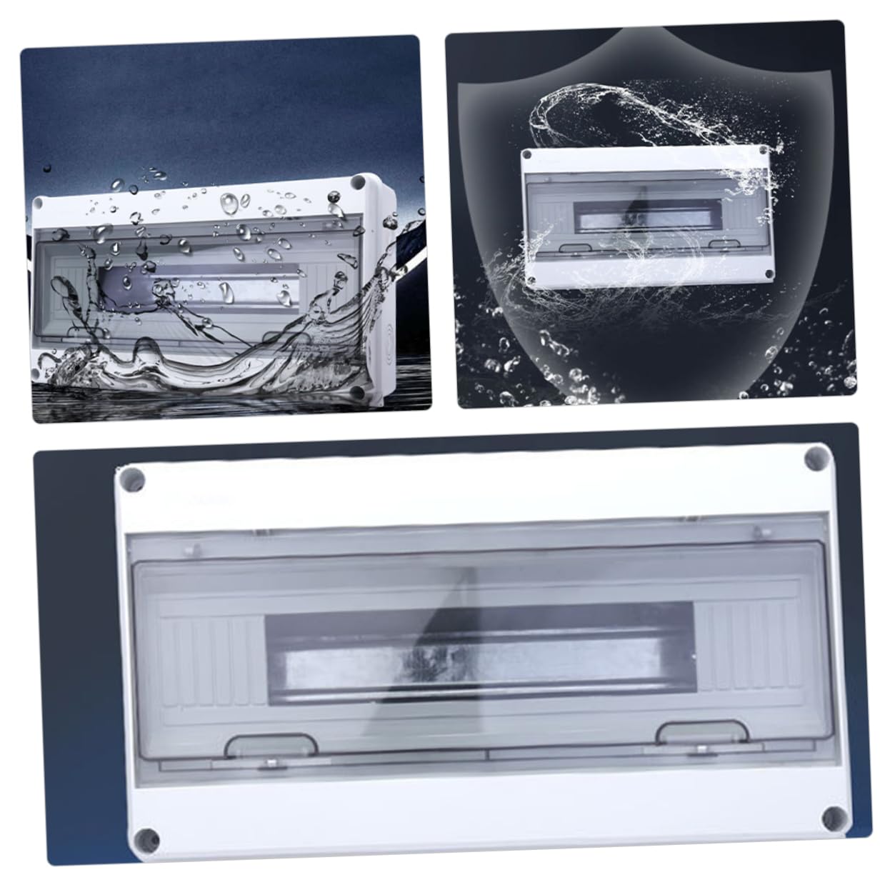DOITOOL Caja De Distribución Eléctrica Resistente Estanca Para Exteriores De Interruptores Conexiones