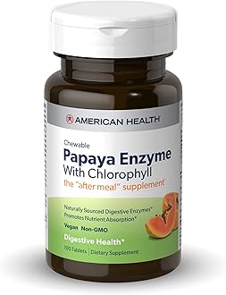 Chewable Papaya Enzyme with Chlorophyll 100 Chwbls