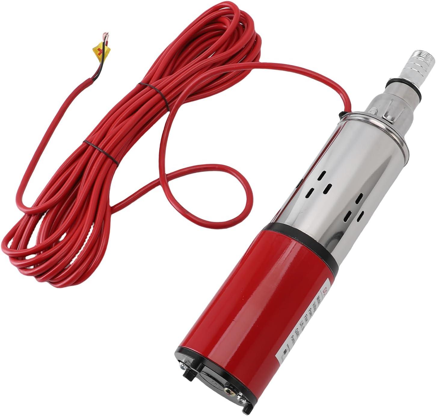 DC 36V Submersible Deep Well, 340W Solar Powered, 6.6GPM, Head 196.9ft, for Agricultural Irrigation, Livestock Drinking