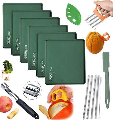 Vista 12 de Molde de hoja de silicona triangular compatible con Cosori Deshidratador Bright Kitchen Reutilizable Antiadherente Mat