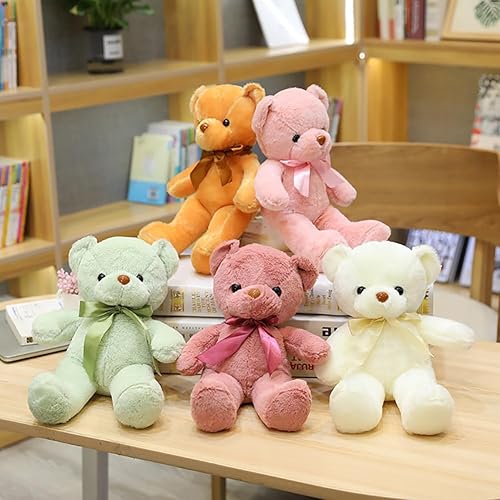 Miniatura 2 de Wgxzyq Oso de peluche, oso de peluche suave de 12 pulgadas, regalos para niños pequeños en baby shower, día de San Valentín (A-azul)