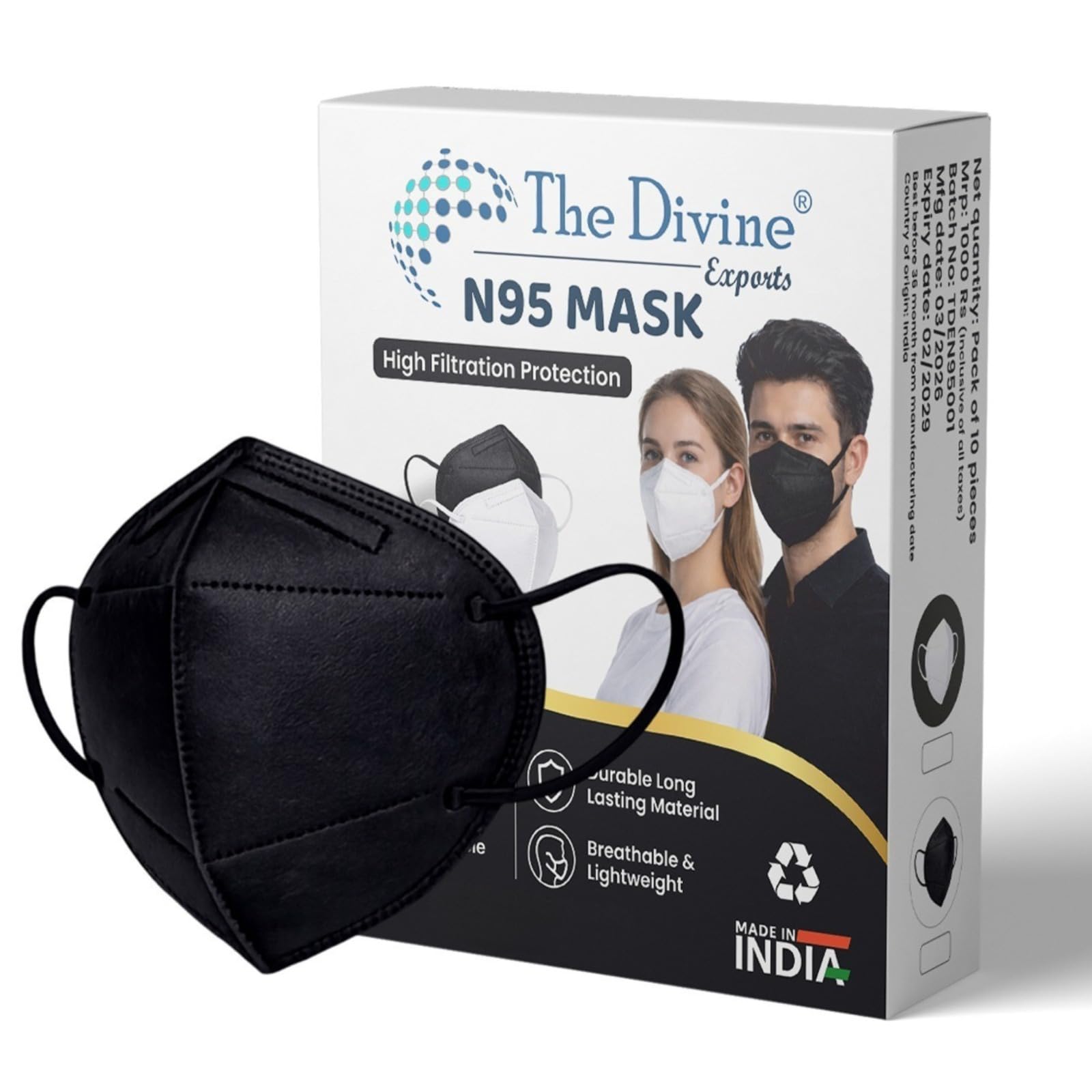Reusable & Washable N95 Face Mask – Advanced Multi-Layer Filtration, Breathable Fabric Design, Adjustable Ear Loops & Long-Lasting Protection for Daily Outdoor-image-45