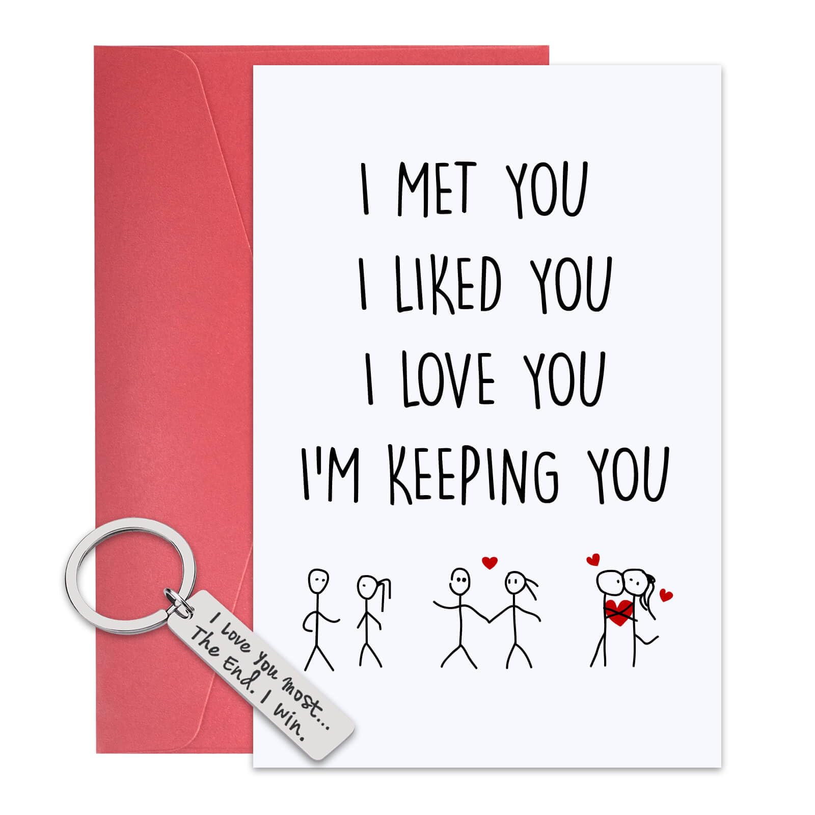 Hincoo Fathers Day Card for Husband, Fathers Day Card from Wife, Gifts For Husband, Funny Dads Father Days Gifts from Girlfriend(01)