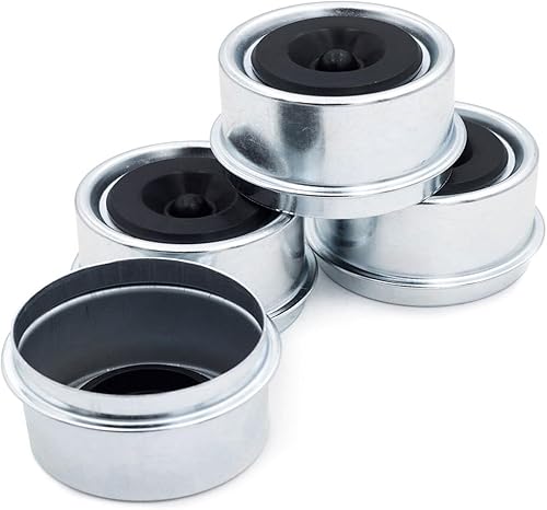 Miniatura 7 de Tapón de grasa para eje de remolque, 4 unidades, tapa de grasa para eje de remolque, tapa de polvo de eje de remolque de 2.72 pulgadas, tapa de