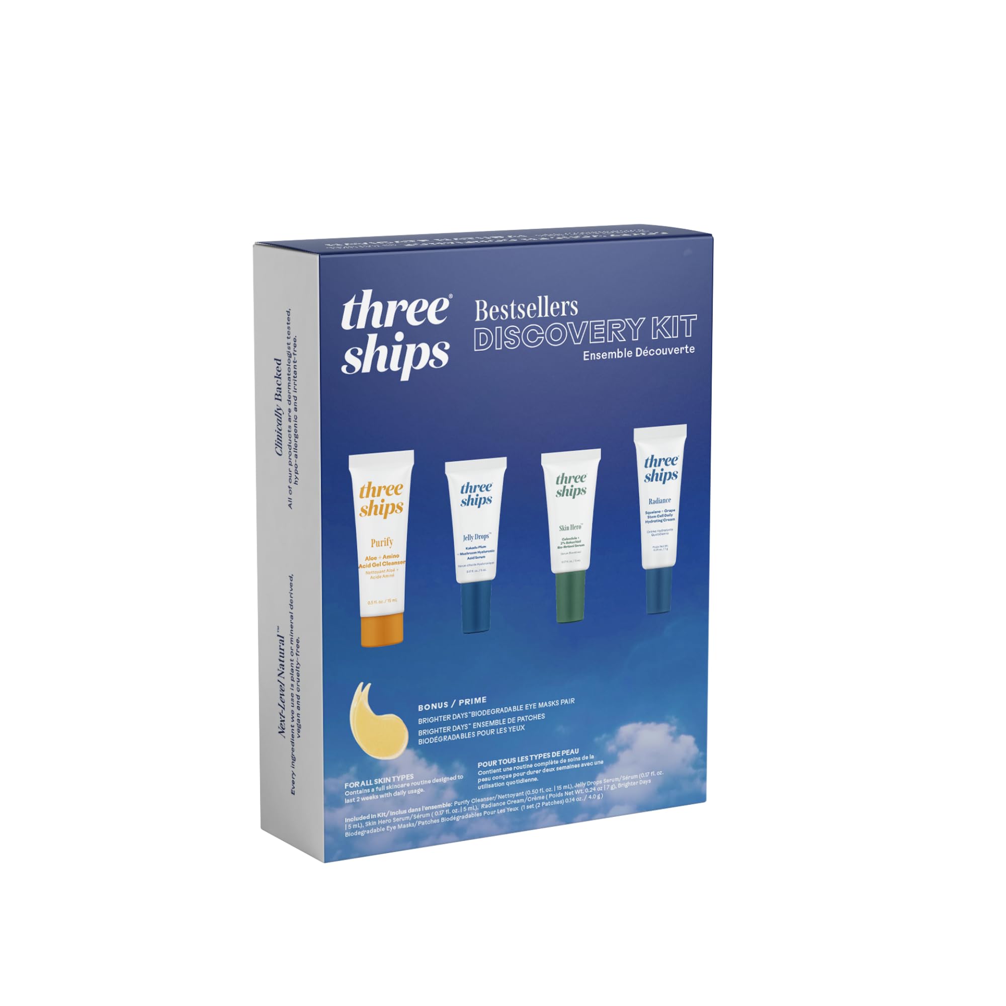 Amazon.com : Three Ships - Discovery Beauty Skincare Kit | With