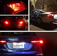 Vista 6 de LASFIT Bombilla LED de 194 color rojo 168 T10 192 2825 W5W Canbus sin errores, sin polaridad, 400 lúmenes, extremadamente brillante para luz