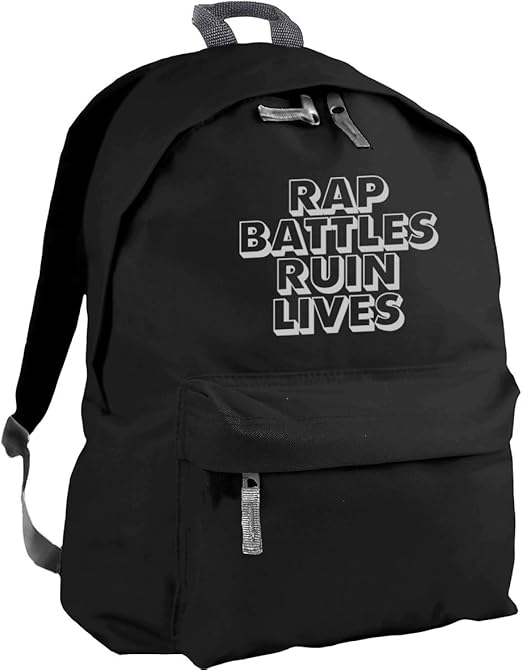 HippoWarehouse Rap Battles Ruin Lives Backpack ruck Sack Dimensions 31